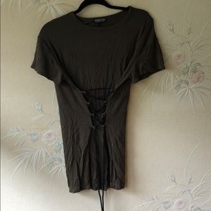 Fashion Nova All The Way Up Tunic Dress